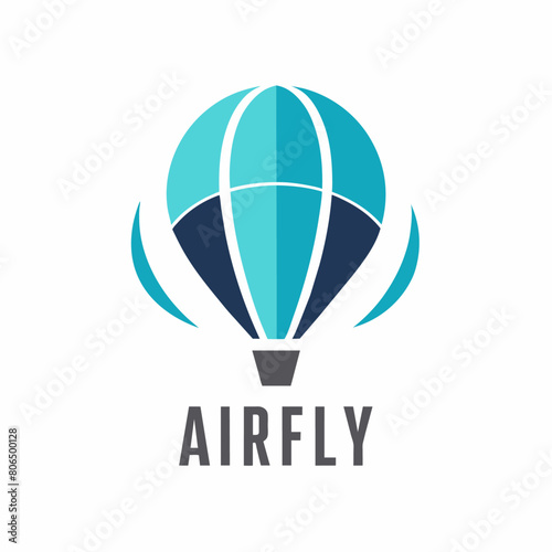 a minimalist modern air balloon logo  8 