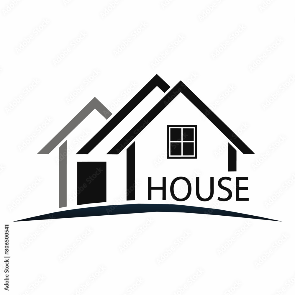 Modern House logo vector art illustration (8) Modern House logo vector art illustration (8)