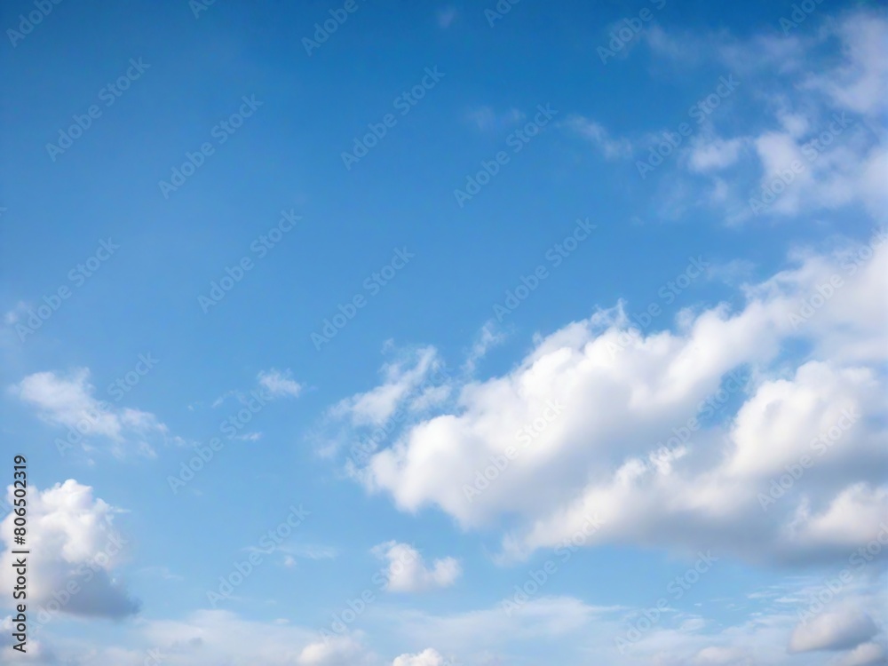 blue sky with clouds