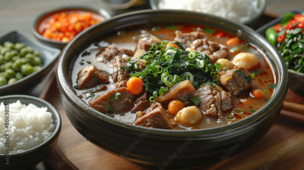 typical Indonesian food rawon typical Indonesian food rawon