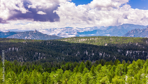 Colorado Rocky Mountains in the Spring after a Snow Storm