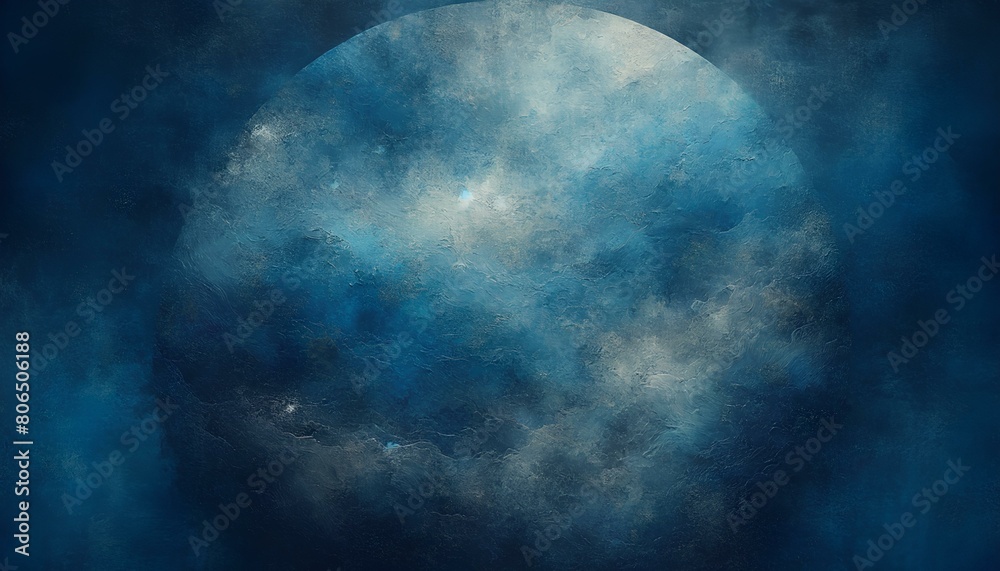 moon and clouds, blue sky with clouds, The image features a richly textured blue background with subtle variations in shades, creating a visually luxurious surface without any specific pattern. Ideal 