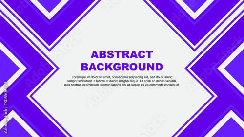 Abstract Background Design Template. Abstract Banner Wallpaper Vector Illustration. Deep Purple Vector