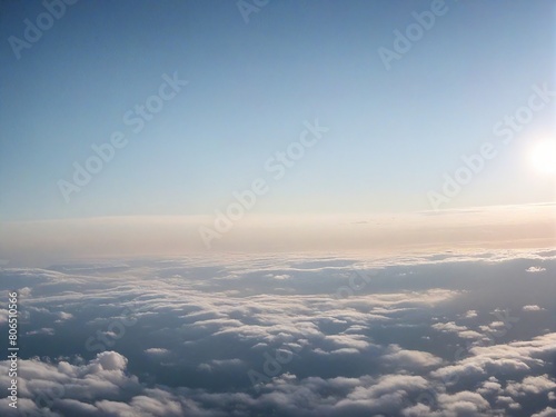 view from airplane window