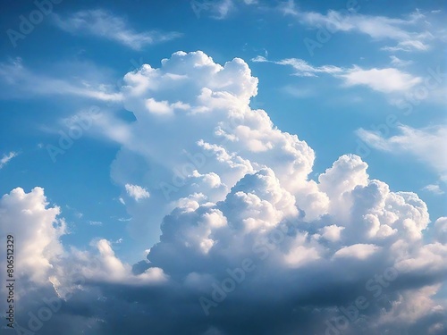 blue sky with clouds © birdmanphoto