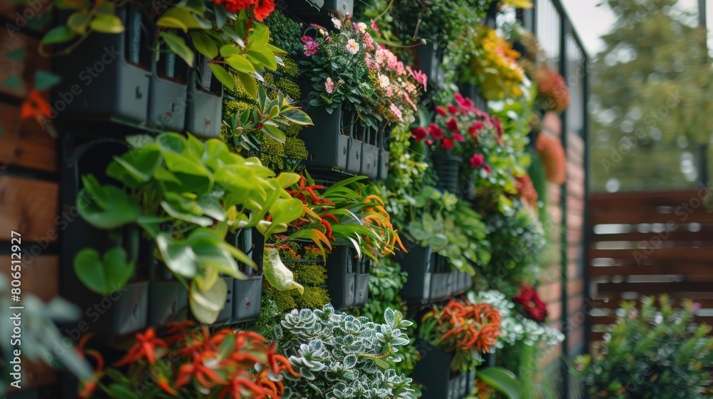 Create a living wall with our easy-to-install vertical garden system.