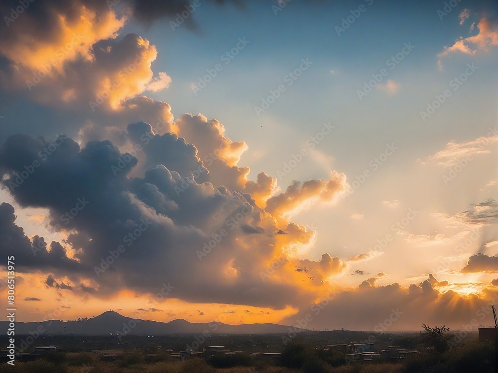 sunset in the sky sunset in the sky