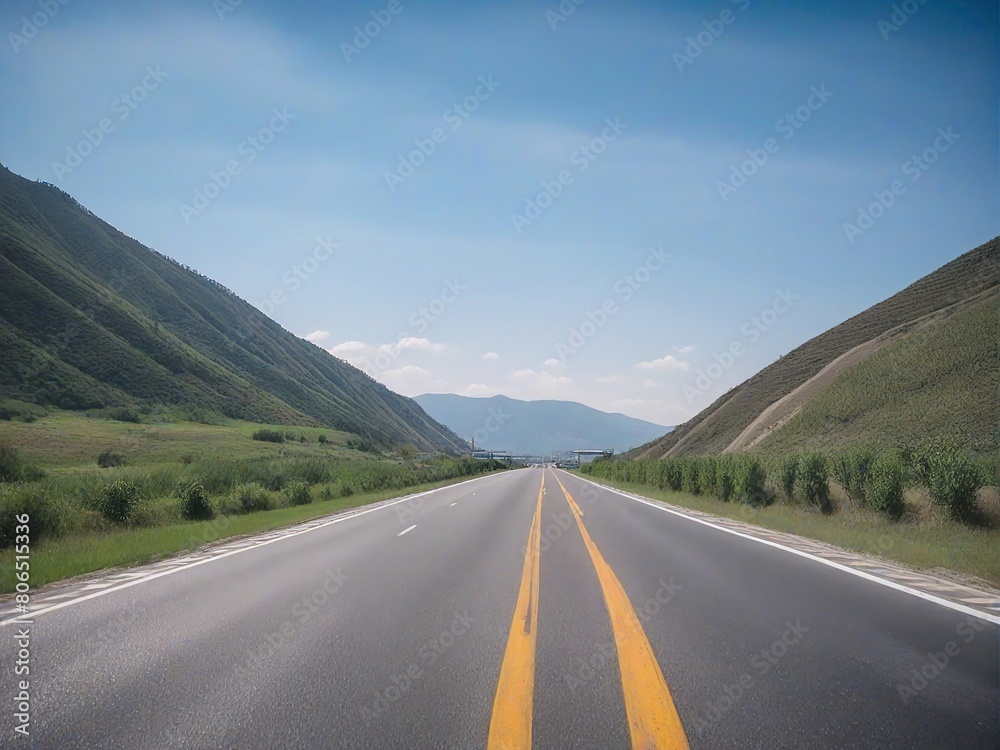 Fototapeta premium road in mountains