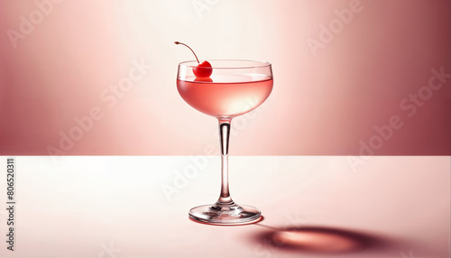 Pink Cocktail Martini Drink