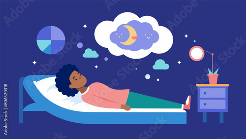 As she drifts off to sleep she sets her intention for the next day and visualizes her goals and dreams..
