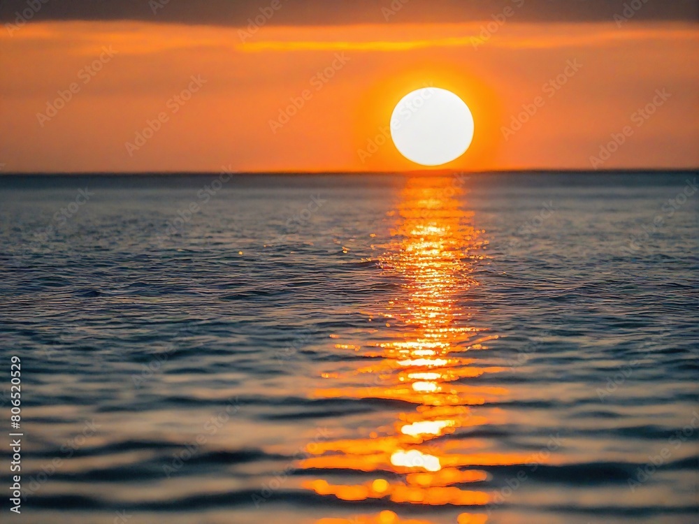 Obraz premium sunset on the sea