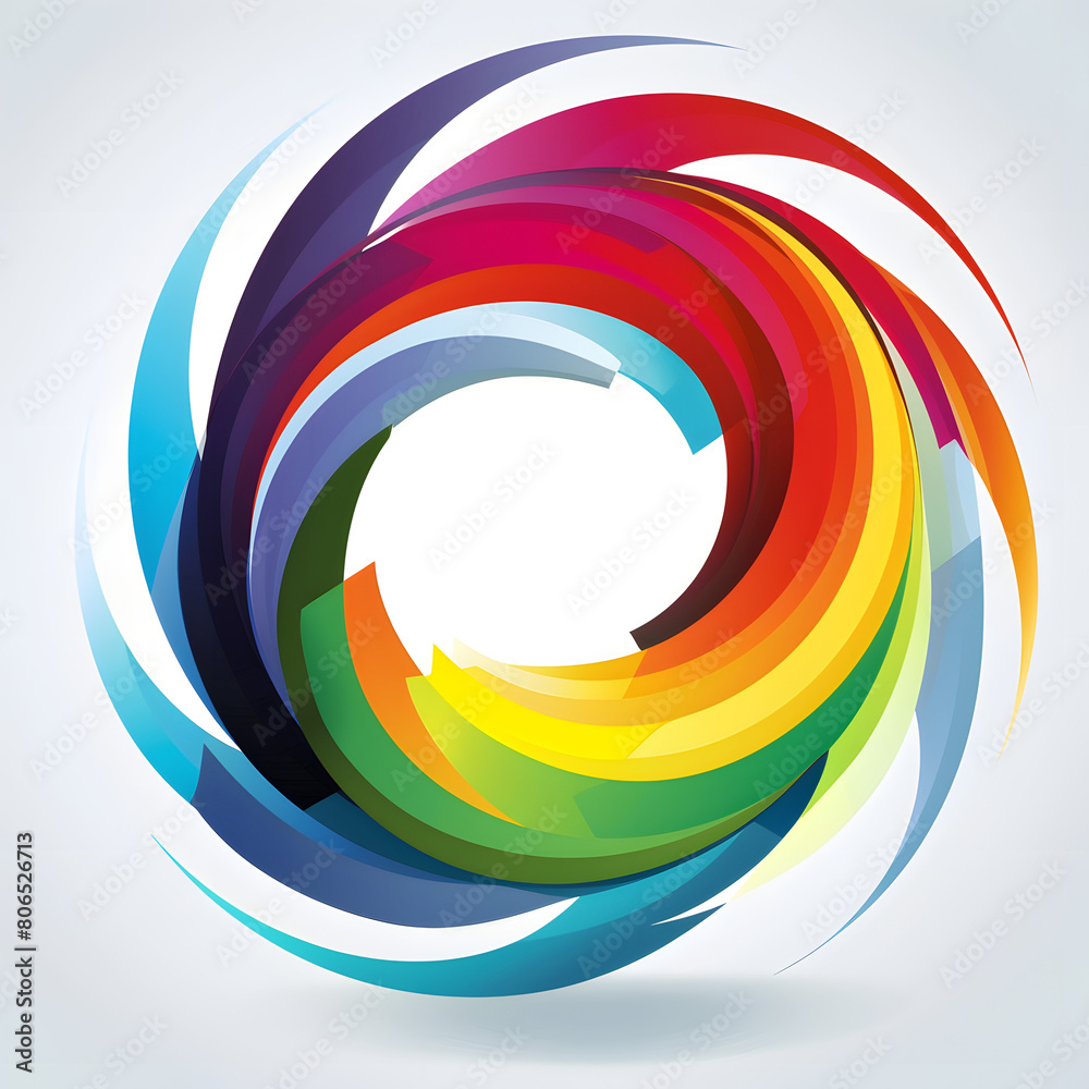 Obraz premium abstract background with circles