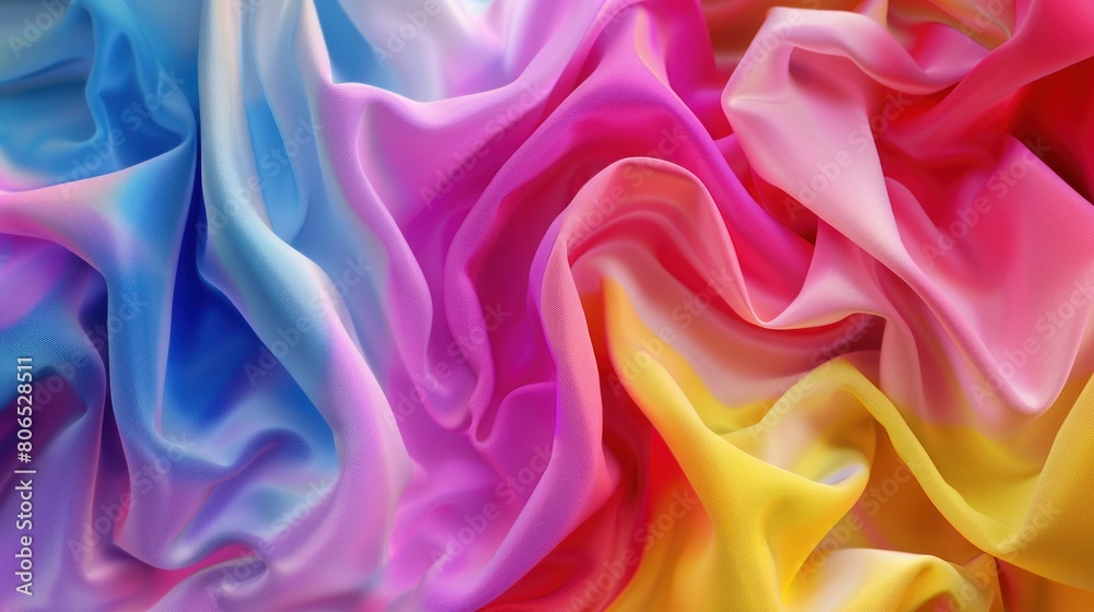 Fototapeta premium Abstract 3D background full color