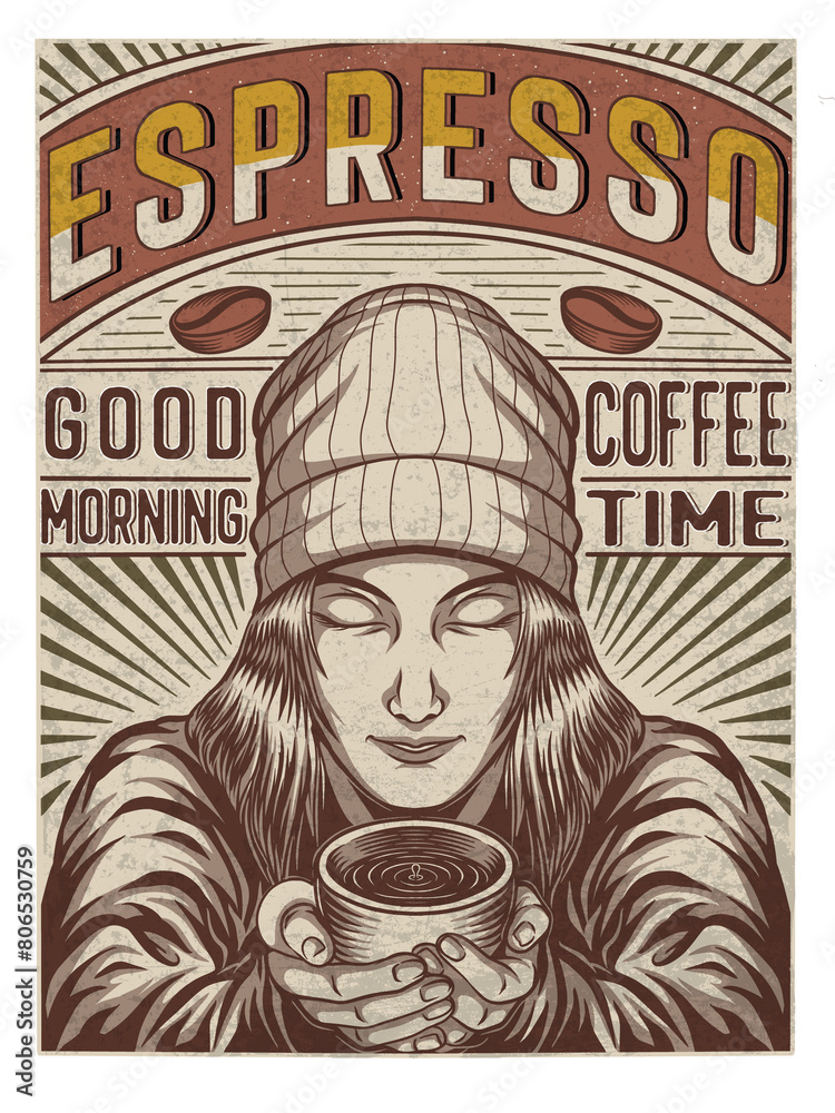 Obraz premium Espresso Posters Design