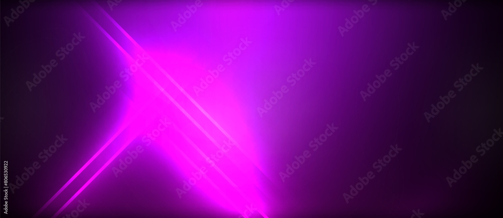 An electric blue light is illuminating a violet circle on a dark backdrop, creating a stunning contrast of colors in the darkness An electric blue light is illuminating a violet circle on a dark backdrop, creating a stunning contrast of colors in the darkness