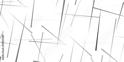 Chaotic abstract line background. Random geometric line seamless pattern. Horizontal template with chaotic lines. Simple vector illustration.