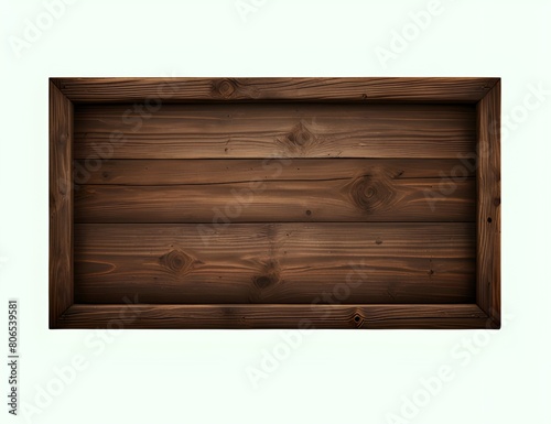 Wooden sign Hyperrealistic Highly Detailed Isolated On Transparent Background Png File