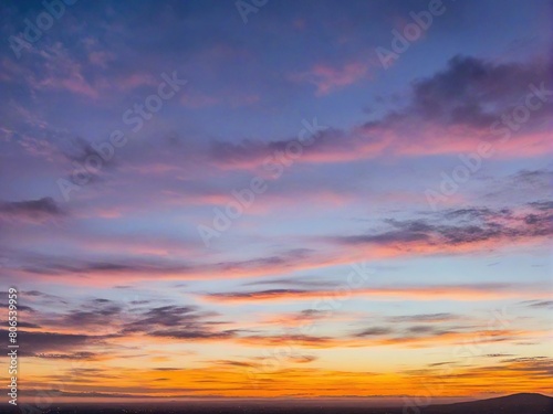 sunset in the sky © birdmanphoto