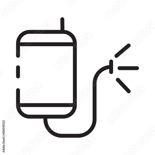 Disease Spray Virus Line Icon