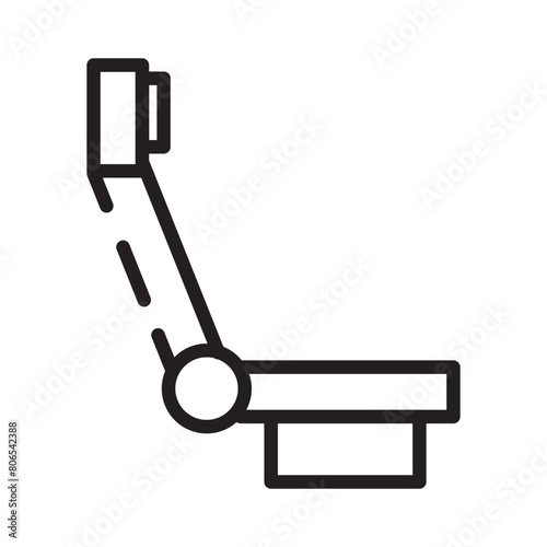 Seat Car Vehicle Line Icon