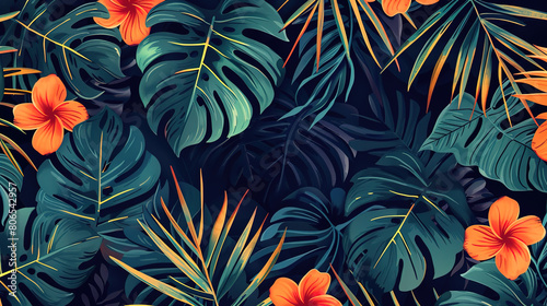 Summer pattern wallpaper