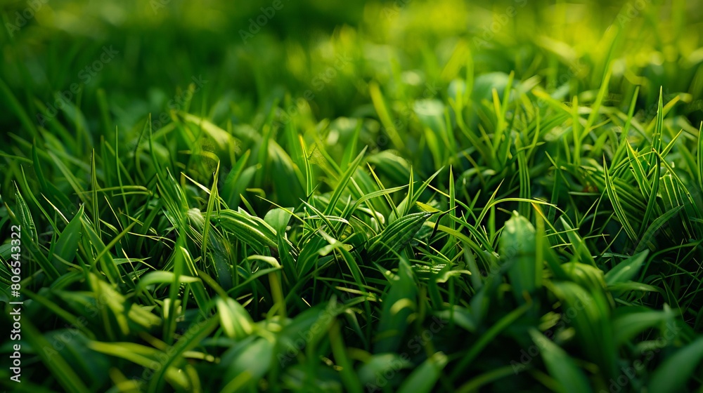 Green grass in the sunlight. Green grass in the sunlight.