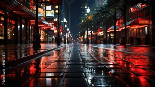 night street panorama