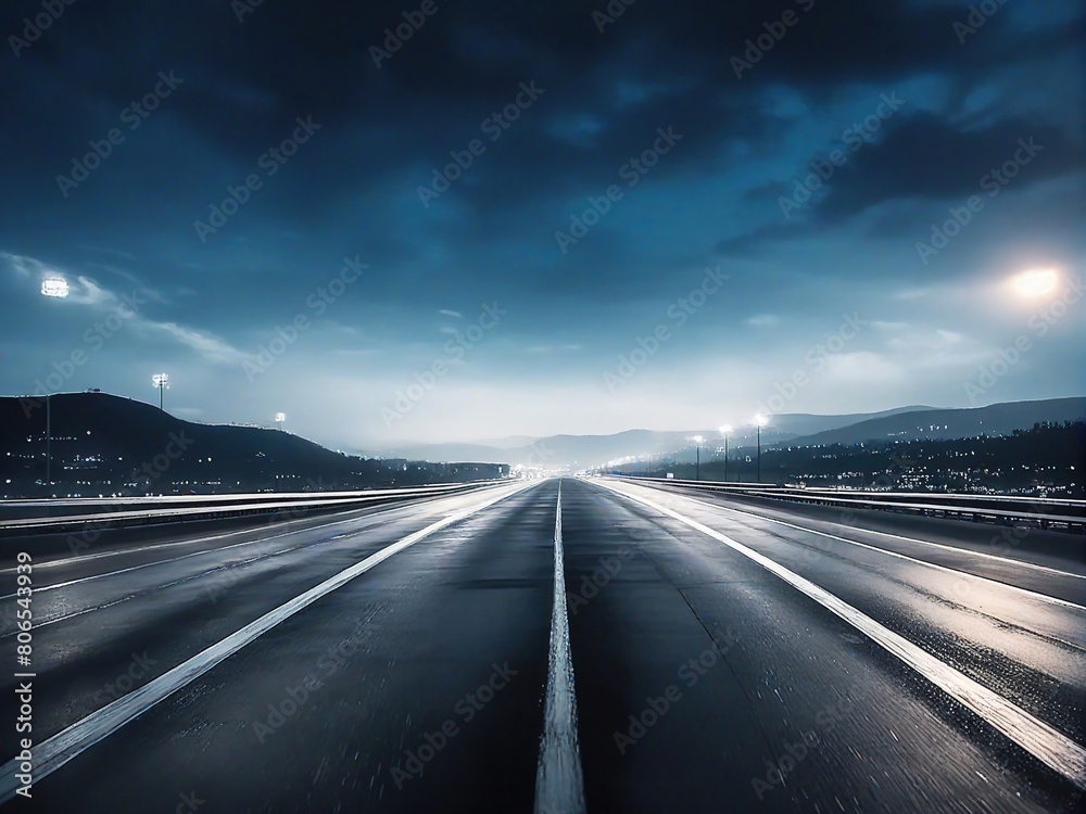 Fototapeta premium highway at night