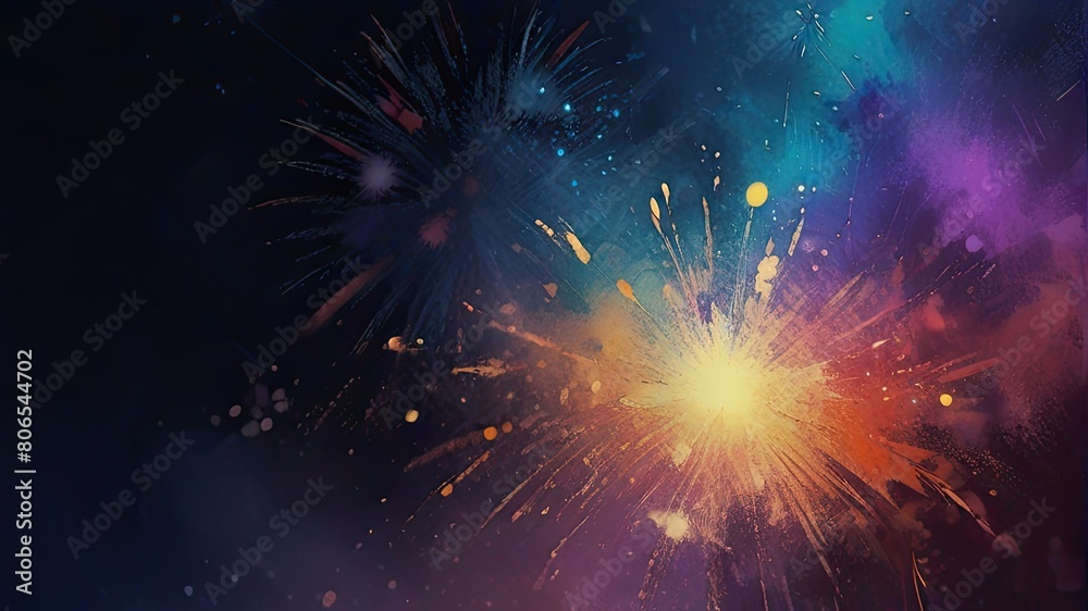 fireworks in the night sky fireworks in the night sky
