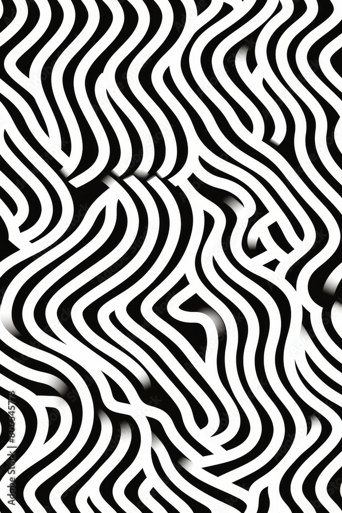 Seamless pattern with twisted lines Seamless pattern with twisted lines