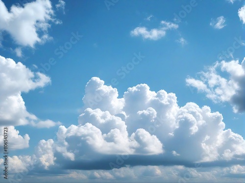 blue sky with clouds