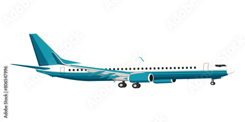 airplane illustration with transparent background