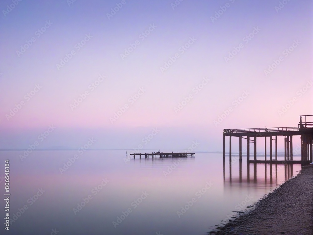 pier at sunset