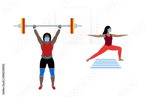 Coronavirus safety measures during sports