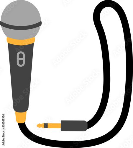 Microphone Letter Alphabet Vector U