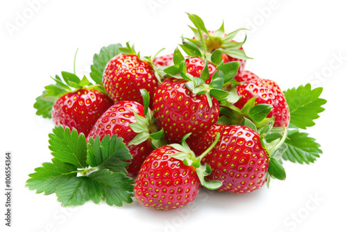 Strawberries  ripe and red