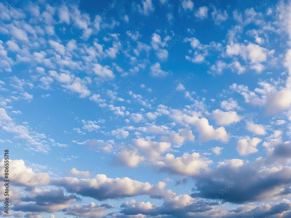 Obraz premium blue sky with clouds