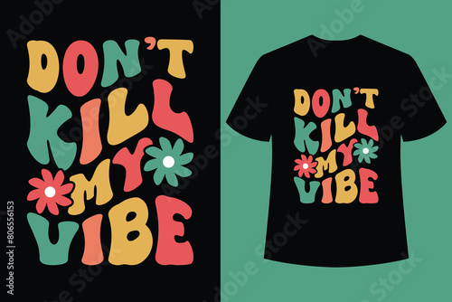 Best Unique Wavy Typography T Shirt Design