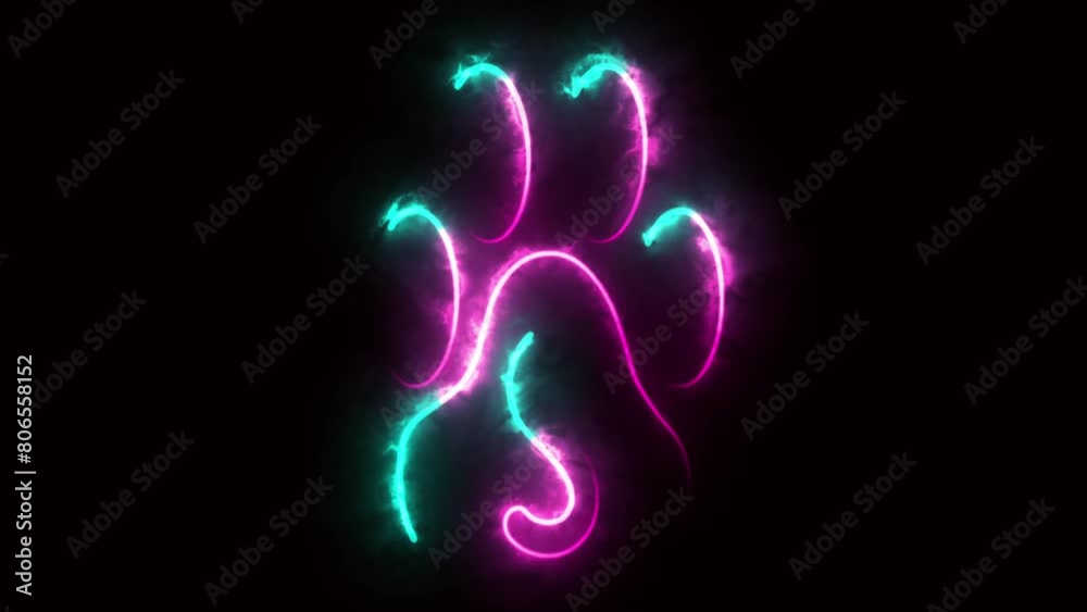 Letter S of the alphabet made from neon sign. The blue light image, long exposure with colored fairy lights, against a black background Letter S of the alphabet made from neon sign. The blue light image, long exposure with colored fairy lights, against a black background