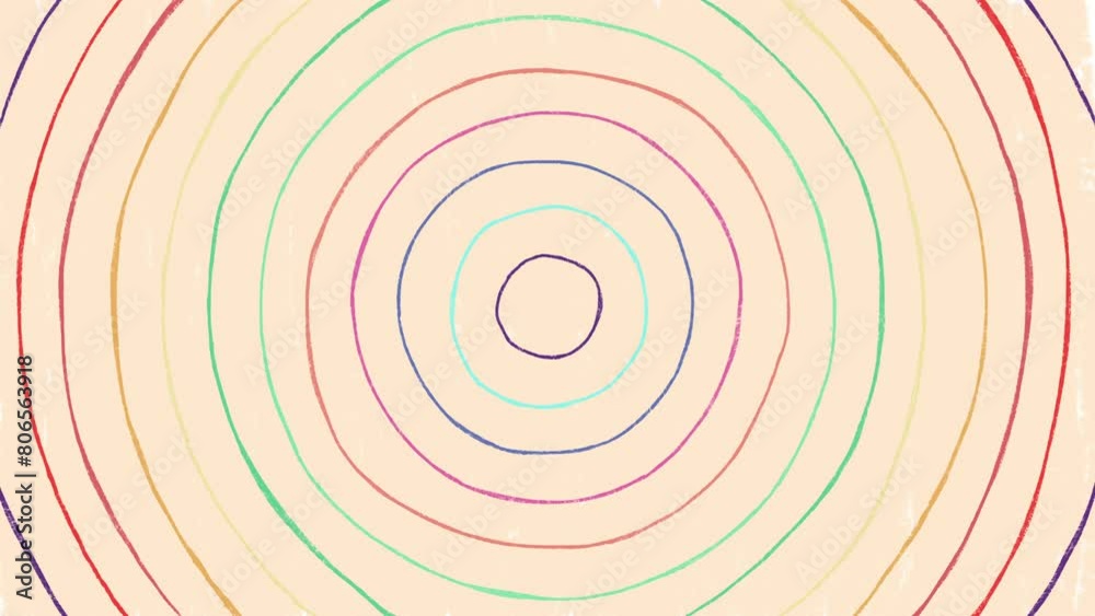 4K Circle pencil line drawing background. 4K Circle pencil line drawing background.