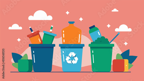 Consistently recycling empty beauty product containers instead of throwing them in the trash..