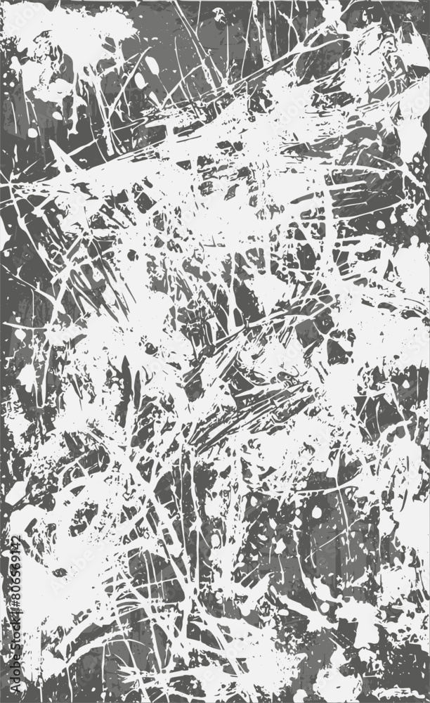 Fototapeta premium Monochrome vector grunge texture. Abstract background