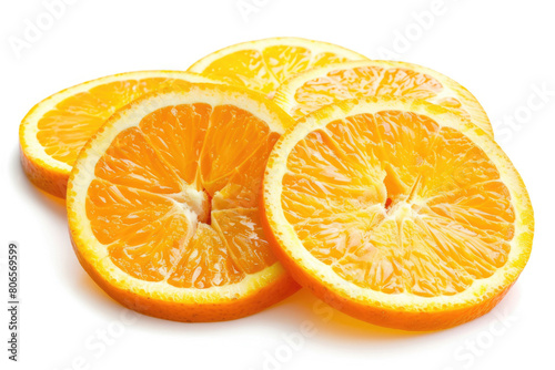 Orange slices  juicy citrus