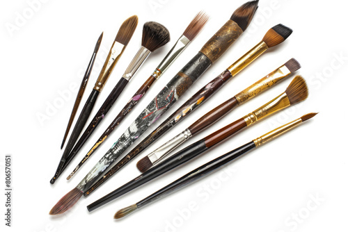Paint brushes, ready for art