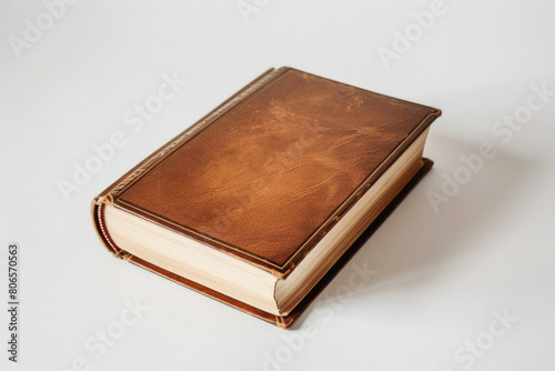 A classic hardcover book with a timeless design presented on a white background