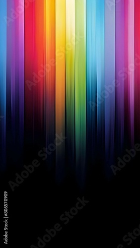 Rainbow Background | VIBGYOR | Mobile Wallpaper | 9:16 photo