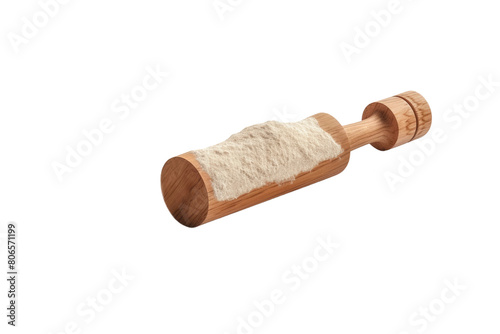 The Silent Sandman: A Wooden Pepper Mills Dance on White or PNG Transparent Background.