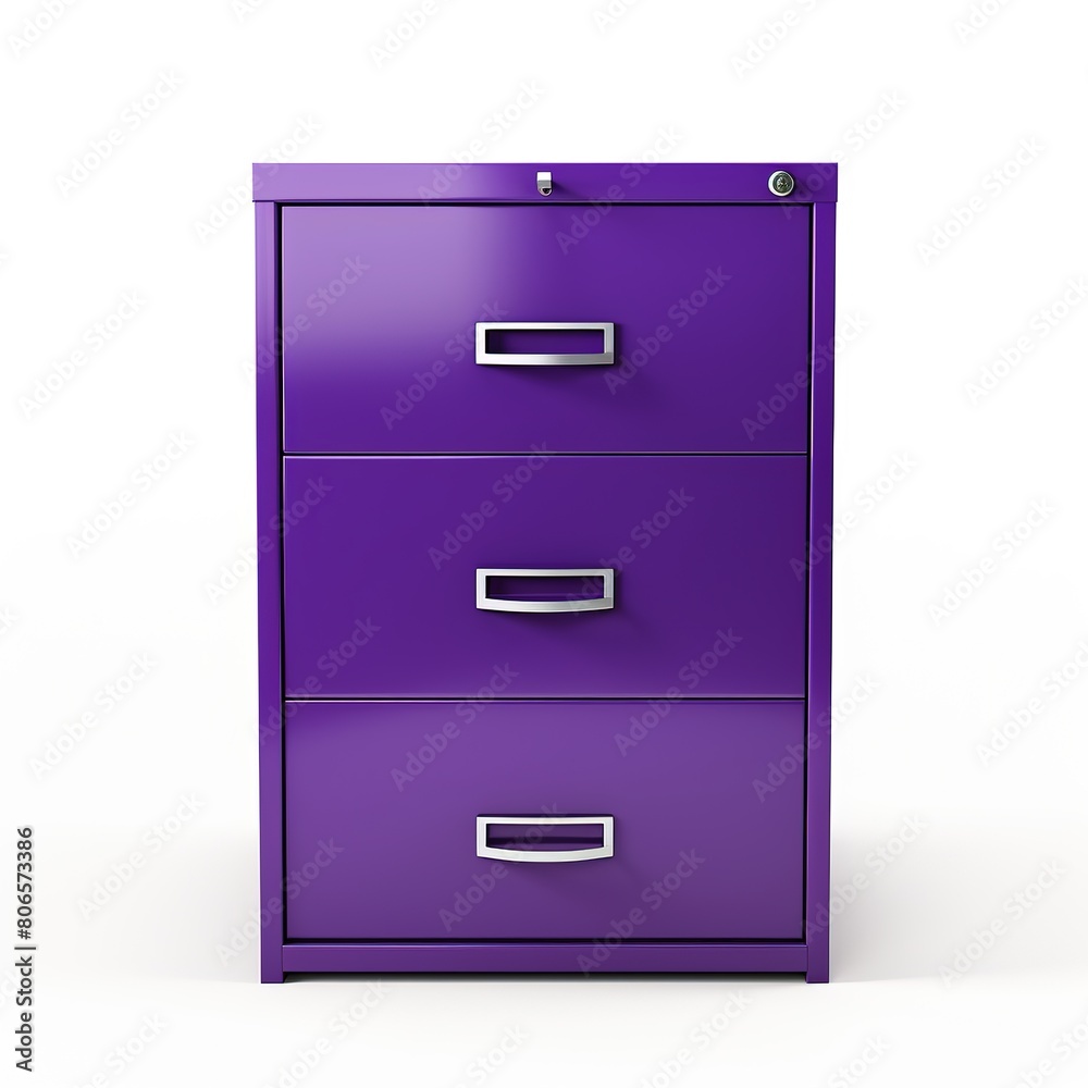 Filing cabinet purple Filing cabinet purple