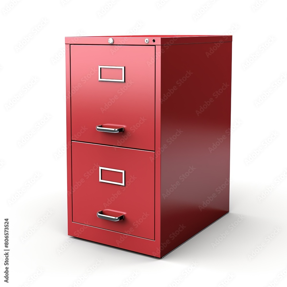 Filing cabinet red Filing cabinet red