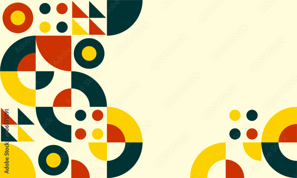 abstract mosaic flat design background